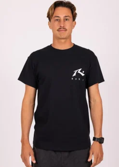 Rusty – Kurzärmliges T-Shirt mit „Happy Wave“-Print