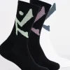 Rusty All Out Mid Calf 3 Sock