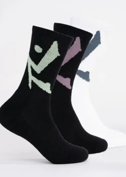 Rusty All Out Mid Calf 3 Sock