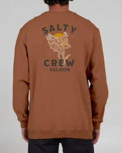 Salty Crew Saloon Rundhalspullover