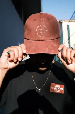 SantoLoco Familia Cap Red Wash