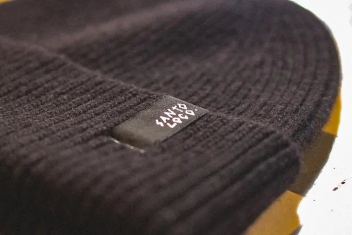 SantoLoco Gorro Beanie Schwarz