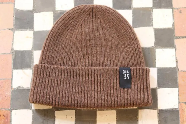 SantoLoco Gorro Mütze Dunkelbraun