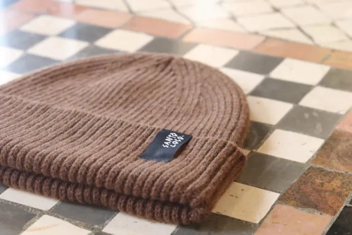 SantoLoco Gorro Mütze Dunkelbraun