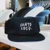 SantoLoco 6-Panel-Kappe Schwarz