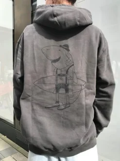 SantoLoco Surf Hai Kapuzenpullover
