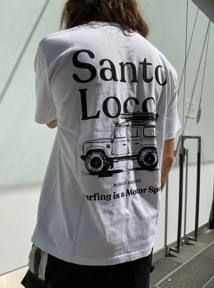 SantoLoco Surfing ist ein Motorsport-T-Shirt