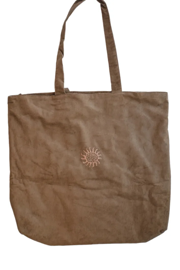 SantoLoco Tote Bag Corduroy Sun