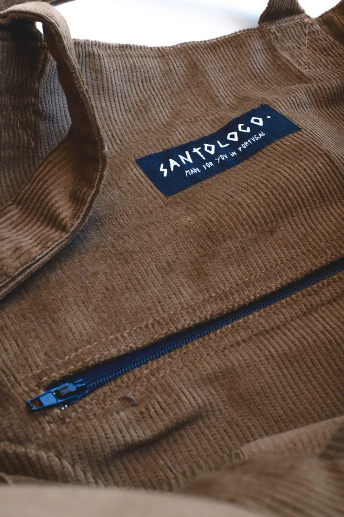 SantoLoco Tote Bag Corduroy Sun