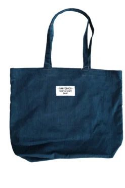 SantoLoco Tote Bag Corduroy Dark Navy