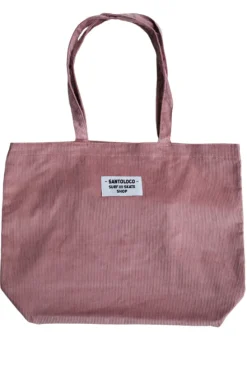 SantoLoco Tote Bag Corduroy Old Rose