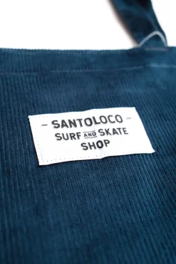 SantoLoco Tote Bag Corduroy Dark Navy