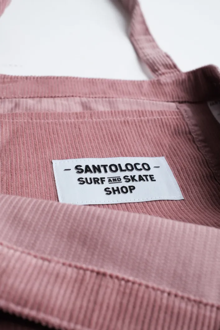 SantoLoco Tote Bag Corduroy Old Rose