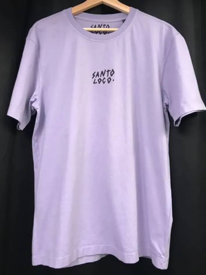SantoLoco T-Shirt mit Stick-Logo