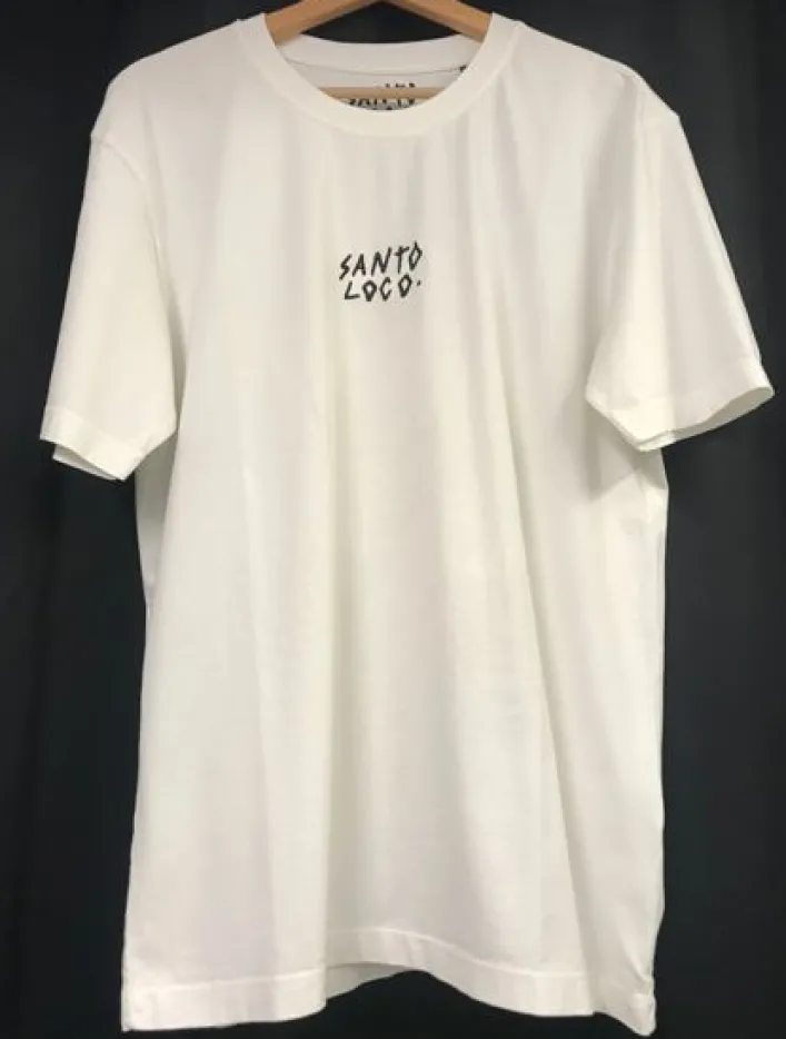 SantoLoco T-Shirt mit Stick-Logo