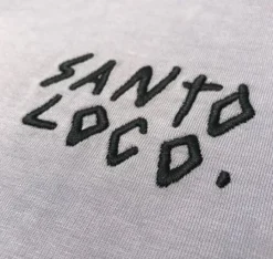 SantoLoco T-Shirt mit Stick-Logo