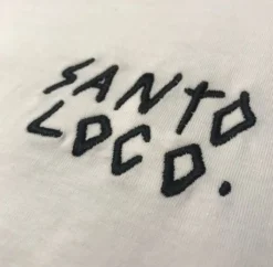 SantoLoco T-Shirt mit Stick-Logo