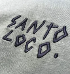 SantoLoco T-Shirt mit Stick-Logo