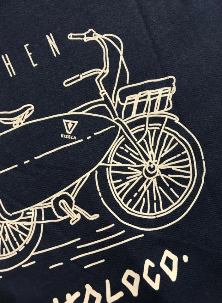 SantoLoco x Vissla – T-Shirt „Destination“