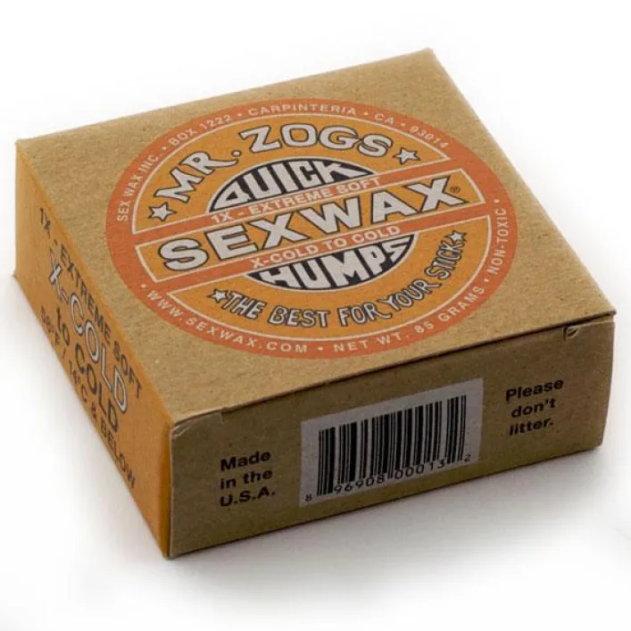Sex Wax Quick Humps 1X X-Kalt bis Kalt Gelb 0 - 14°C