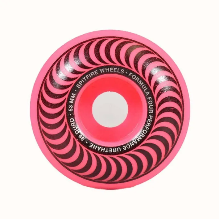 Spitfire Neon Pink Classics F4-Räder 53 mm 99a