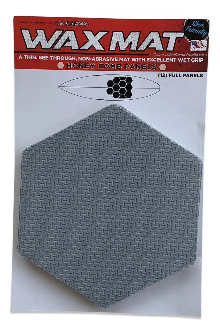 SurfCo Hawaii Honey Comb Wachsmatten-Set, Grau