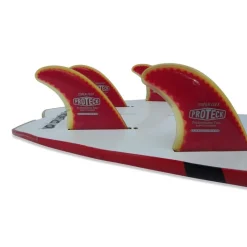 SurfCo Hawaii Super Flex Fin SUP Quad Set - FCS