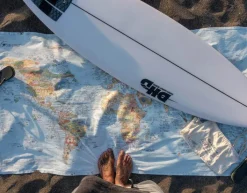 Tolles Karten-Surftrip-Kartenhandtuch