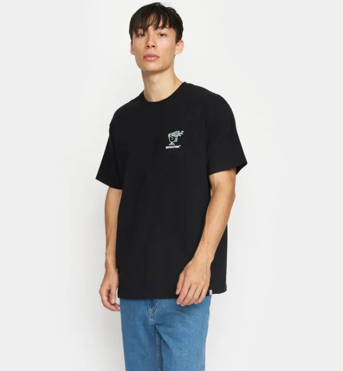 T-Shirt mit Revolution-Print