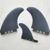 Twin Fin Set mit Center Finne für Futures Black