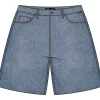 Vans Check-5 Baggy Denim Shorts