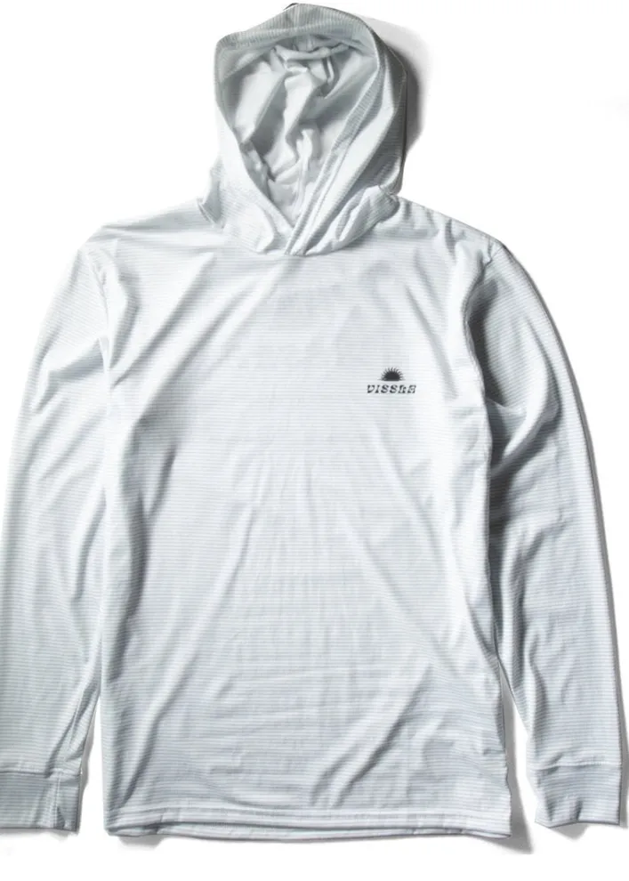 Vissla The Box Comp Lite Eco LS Performance-T-Shirt mit Kapuze