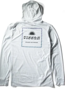Vissla The Box Comp Lite Eco LS Performance-T-Shirt mit Kapuze