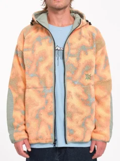 Volcom – TT B Iguchi – Fleece-Kapuzenpullover mit Reißverschluss